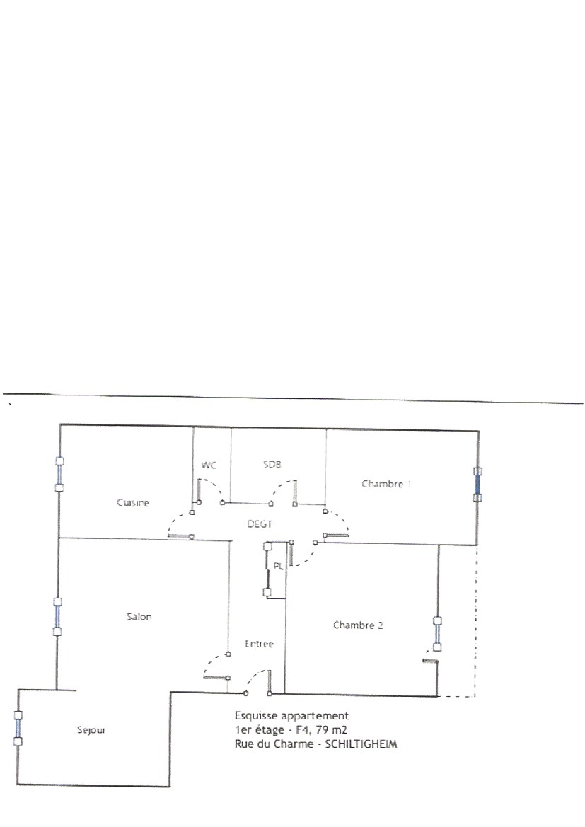 esquisse appartement rue du charme