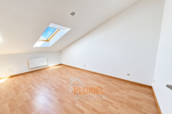 Chambre mansardée lumineuse et vide