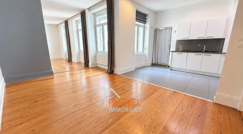 Appartement moderne lumineux avec cuisine ouverte