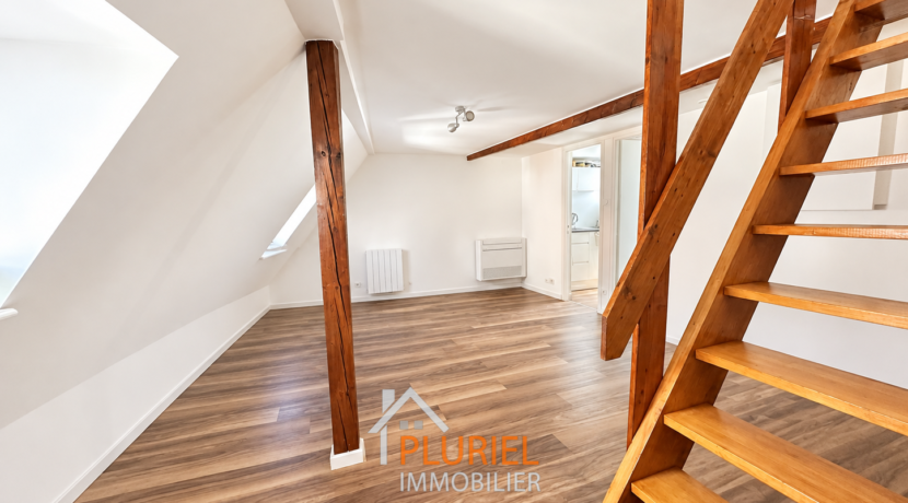 Loft mansardé lumineux et épuré