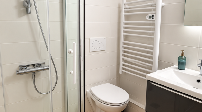 Salle de bains moderne et lumineuse